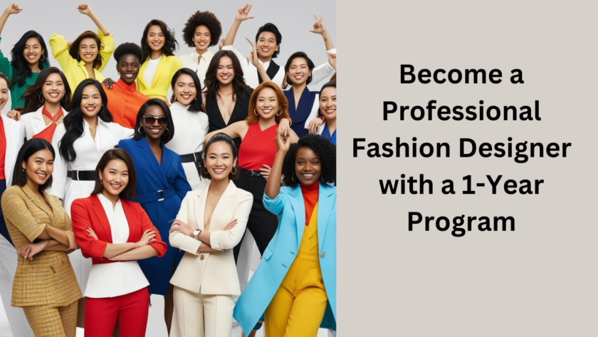 Become a Professional Fashion Designer with a 1-Year Program