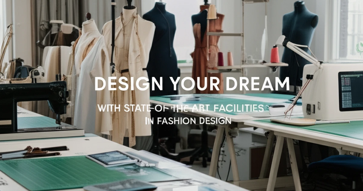 Design Your Dream with State-of-the-Art Facilities in Fashion Design