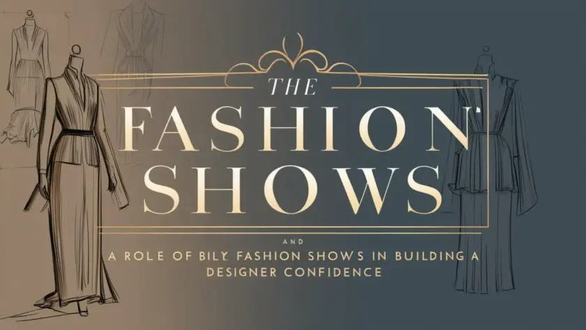 The Role of Fashion Shows in Building a Designer's Confidence