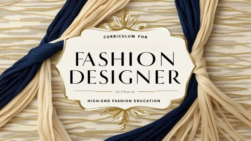 A Curriculum Designed for Aspiring Fashion Designers