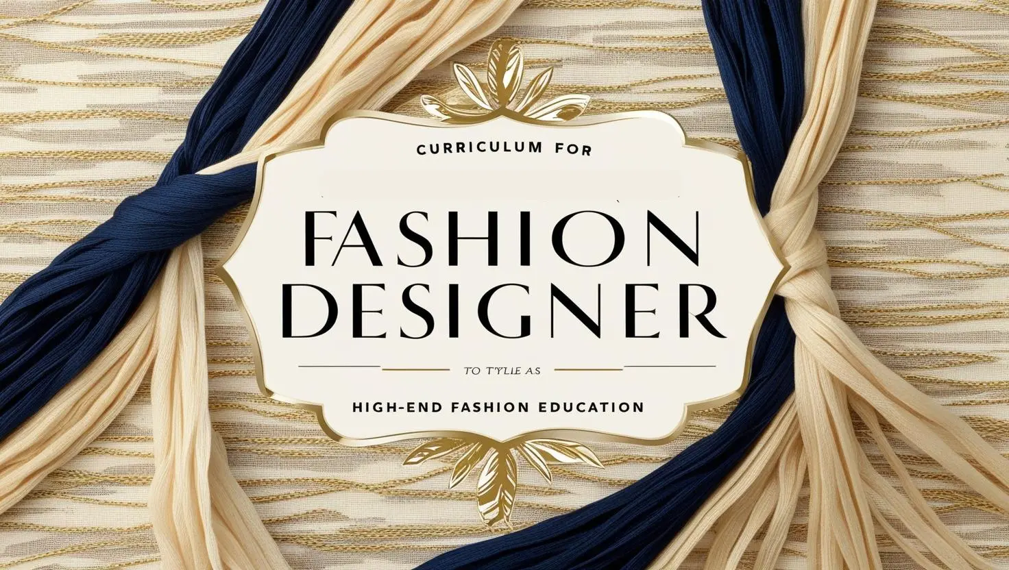 A Curriculum Designed for Aspiring Fashion Designers