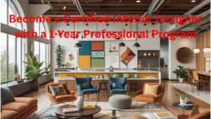 Become a Certified Interior Designer with a 1-Year Professional Program