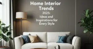 Home Interior Trends 2025: Ideas and Inspirations for Every Style