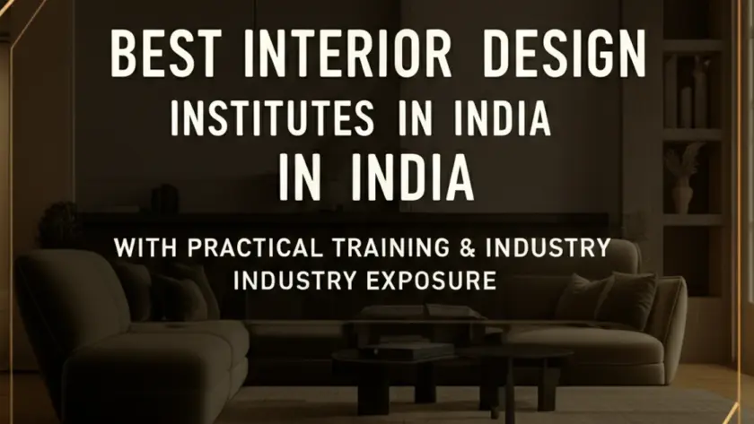 Best Interior Design Institutes in India with Practical Training & Industry Exposure