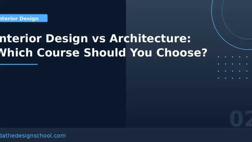 Interior design vs architecture course comparison guide for students in India – FIDA The Design School