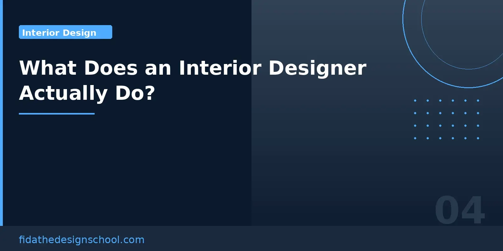 What does an interior designer do a day in the life at FIDA Design School Chennai