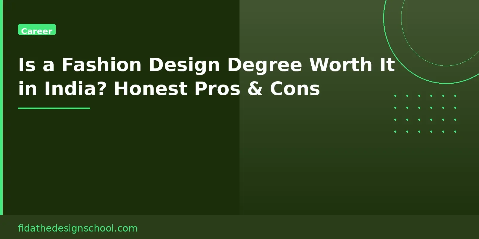 Is a fashion design degree worth it in India honest pros and cons – FIDA The Design School