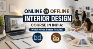 Online vs Offline Interior Design Course in India: Which Gives Better Results?