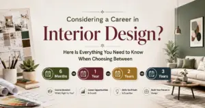 Considering a Career in Interior Design? Here Is Everything You Need to Know When Choosing Between 6 Months, 1 Year, 2 Years, & 3 Years!